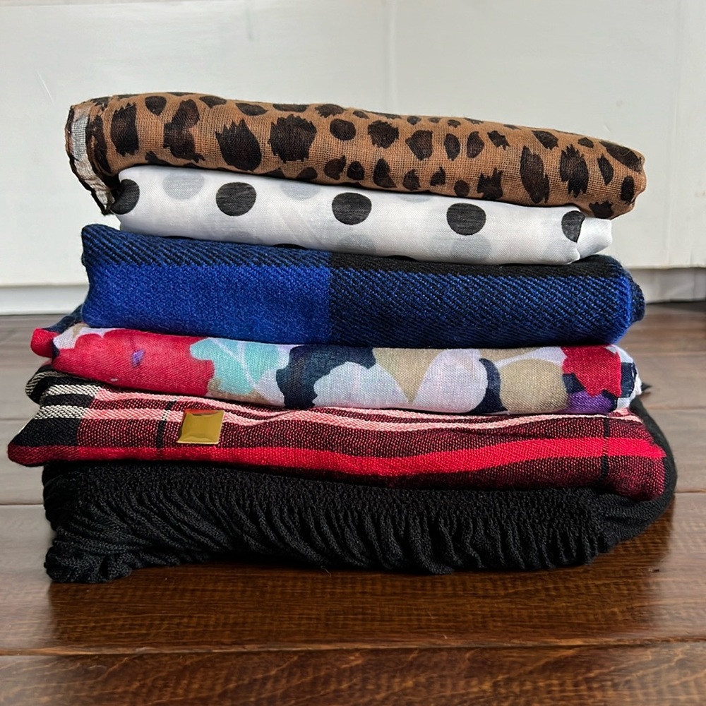 Women’s Fashion Scarves Wraps 6 Pack